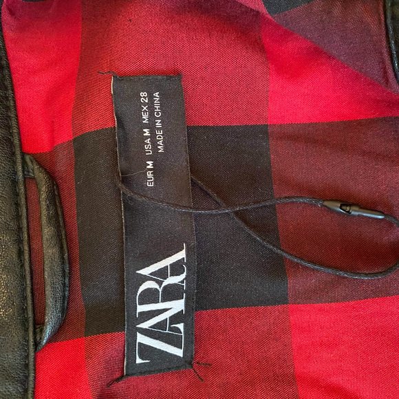 Faux Leather Shirt Jacket - Picture 5 of 5